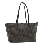 Pre-owned Canvas totes Fendi Vintage , Brown , Dames