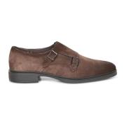 Bruine Loafer Schoenen voor Mannen Santoni , Brown , Heren