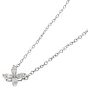 Pre-owned Platinum necklaces Tiffany & Co. Pre-owned , Gray , Dames