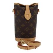 Pre-owned Canvas louis-vuitton-bags Louis Vuitton Vintage , Brown , Da...