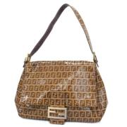 Pre-owned Plastic fendi-bags Fendi Vintage , Brown , Dames