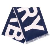 Pre-owned Wool scarves Burberry Vintage , Blue , Dames