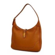 Pre-owned Leather handbags Hermès Vintage , Brown , Dames