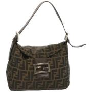 Pre-owned Canvas fendi-bags Fendi Vintage , Brown , Dames