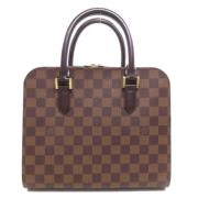 Pre-owned Canvas louis-vuitton-bags Louis Vuitton Vintage , Brown , Da...