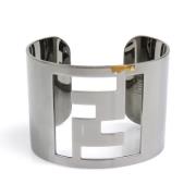 Pre-owned Metal bracelets Fendi Vintage , Gray , Dames