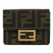 Pre-owned Canvas wallets Fendi Vintage , Brown , Dames