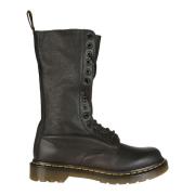 Hoge Veterschoenen voor Vrouwen Dr. Martens , Black , Dames