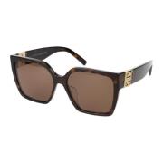 Stijlvolle zonnebril Gv40056U Givenchy , Brown , Unisex