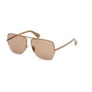 Mm0121 45E Sunglasses Max Mara , Brown , Dames