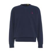 Blauwe Sweatshirt Aw24 Model 190cm Ralph Lauren , Blue , Heren