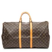 Pre-owned Coated canvas handbags Louis Vuitton Vintage , Brown , Dames