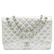 Pre-owned Fabric chanel-bags Chanel Vintage , Gray , Dames