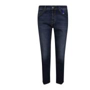 Slim Fit Jeans met Vijf Zakken Jacob Cohën , Blue , Heren