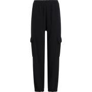 Zwarte katoenen joggers met iriserend logo Calvin Klein , Black , Dame...