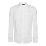 Linnen Overhemd Polo Ralph Lauren , White , Heren