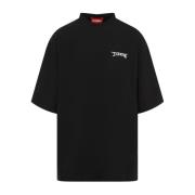 Zwarte T-shirt voor mannen 032c , Black , Heren