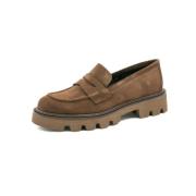 Elegante suède loafers voor dames Pons Quintana , Brown , Dames