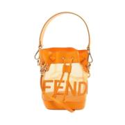 Pre-owned Leather fendi-bags Fendi Vintage , Orange , Dames