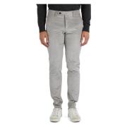 Geribbelde fluwelen slim fit broek Michael Coal , Gray , Heren