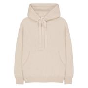 Kasjmier en Zijden Hoodie Laneus , Beige , Heren