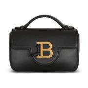 B-Buzz mini leren tas Balmain , Black , Dames