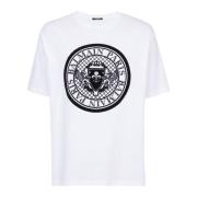 Munt T-shirt Balmain , White , Heren