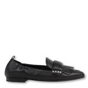 Leren Ballerina Flats met 1,5 cm Hak ASH , Black , Dames