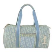 Pre-owned Canvas dior-bags Dior Vintage , Blue , Unisex