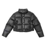 Enigma Cropped Puffer Jas Axel Arigato , Black , Dames