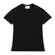 Handtekening Slim T-shirt Axel Arigato , Black , Dames