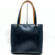 Pre-owned Leather totes Louis Vuitton Vintage , Blue , Dames