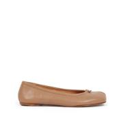 Tabi Toe Ballerina's in Zand Bruin Maison Margiela , Beige , Dames