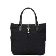 Pre-owned Canvas totes Gucci Vintage , Black , Dames