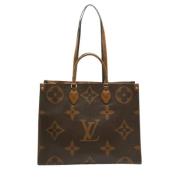 Pre-owned Canvas louis-vuitton-bags Louis Vuitton Vintage , Brown , Da...