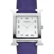 Pre-owned Stainless Steel watches Hermès Vintage , Purple , Dames