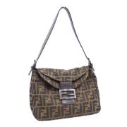 Pre-owned Canvas fendi-bags Fendi Vintage , Brown , Dames