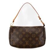 Pre-owned Canvas clutches Louis Vuitton Vintage , Brown , Dames