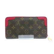 Pre-owned Leather wallets Louis Vuitton Vintage , Brown , Dames