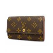 Pre-owned Fabric wallets Louis Vuitton Vintage , Brown , Dames