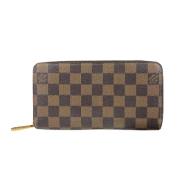 Pre-owned Canvas wallets Louis Vuitton Vintage , Brown , Dames