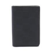 Pre-owned Leather wallets Louis Vuitton Vintage , Black , Dames