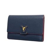 Pre-owned Fabric wallets Louis Vuitton Vintage , Blue , Dames