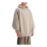 Oversized Wollen Hoodie Fear Of God , Beige , Heren