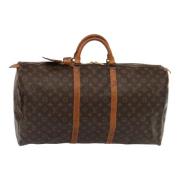 Pre-owned Canvas handbags Louis Vuitton Vintage , Brown , Dames