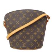 Pre-owned Fabric louis-vuitton-bags Louis Vuitton Vintage , Brown , Da...