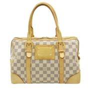 Pre-owned Canvas louis-vuitton-bags Louis Vuitton Vintage , White , Da...