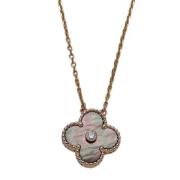 Pre-owned Rose Gold necklaces Van Cleef & Arpels Pre-owned , Yellow , ...