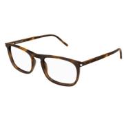 Stijlvolle Zwarte Leren Schoudertas Saint Laurent , Brown , Unisex