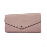 Pre-owned Fabric wallets Louis Vuitton Vintage , Pink , Dames